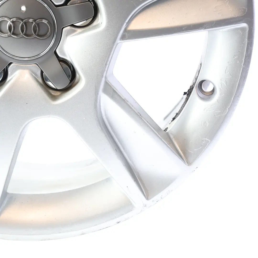Audi A3 8P Silver Wheel Alloy Rim 16" 6,5J ET:50 6-Spoke - SKU 8P0601025AN-2 - Part number 8P0601025AN