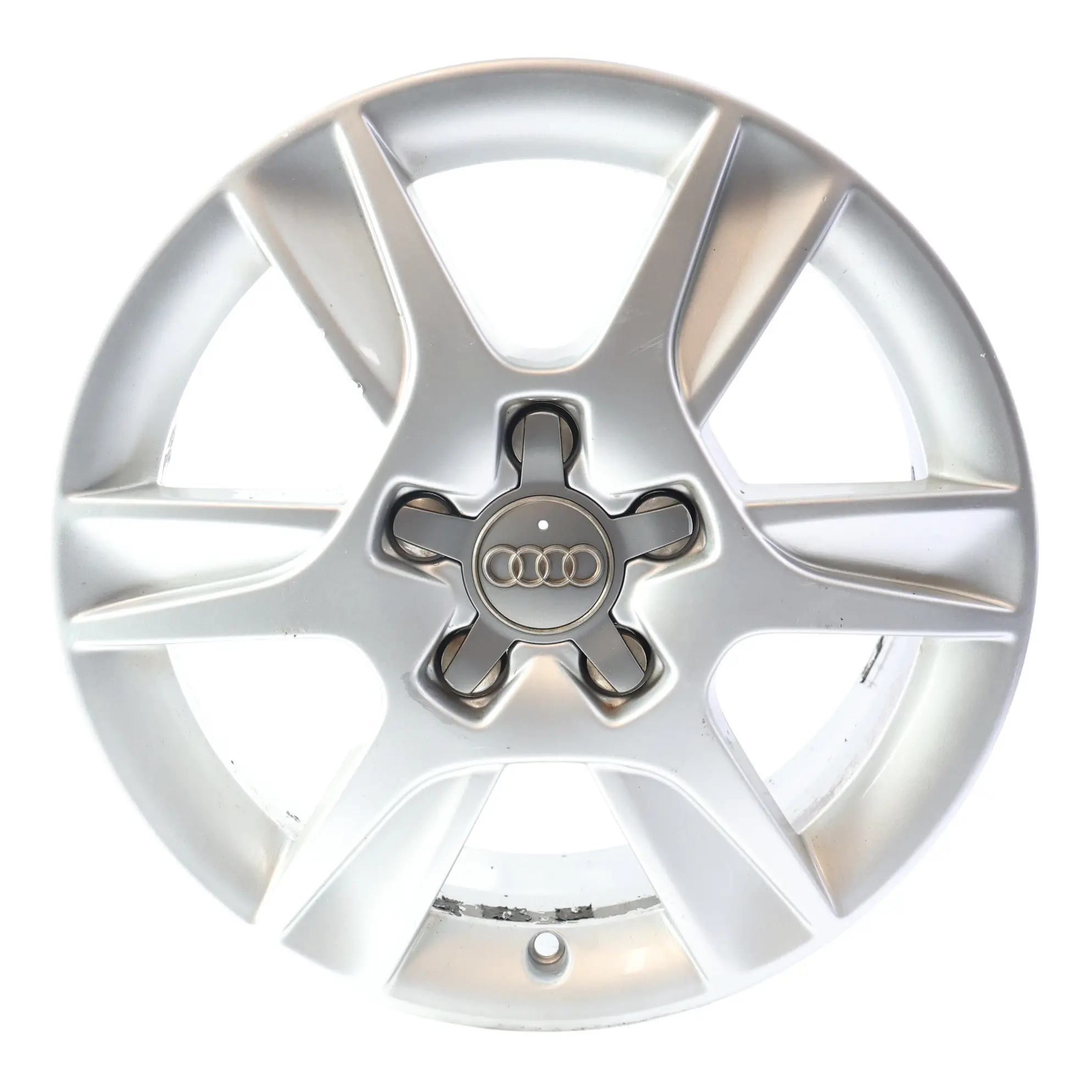Audi A3 8P Silver Wheel Alloy Rim 16" 6,5J ET:50 6-Spoke 8P0601025AN