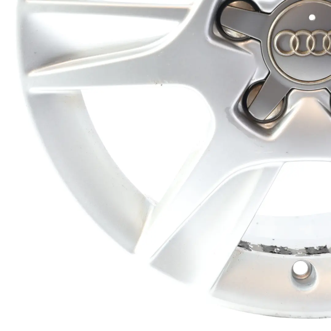 Audi A3 8P Silver Wheel Alloy Rim 16" 6,5J ET:50 6-Spoke - SKU 8P0601025AN-3 - Part number 8P0601025AN