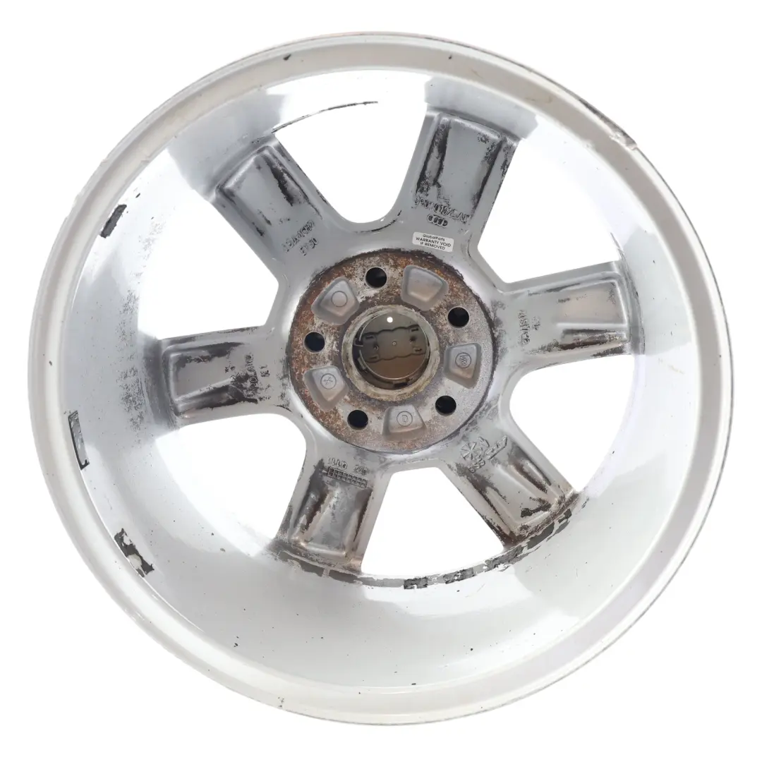 Audi A3 8P Silver Wheel Alloy Rim 16" 6,5J ET:50 6-Spoke - SKU 8P0601025AN-3 - Part number 8P0601025AN