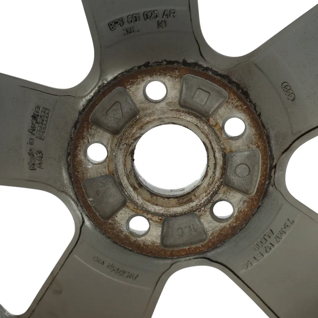 Audi A3 Mk2 FL A5 Alloy Wheel Rim Silver 17" 7,5J ET:56 - SKU 8P0601025AR-2 - Part number 8P0601025AR