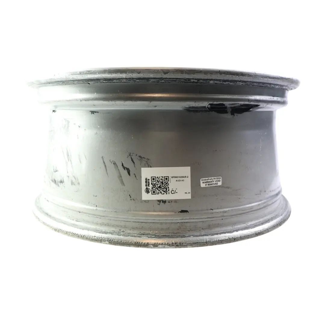 Mk2 FL A5 Alloy Wheel Rim Silver 17" 7,5J ET:56 to Audi A3 with Part number 8P0601025AR Audi A3 Mk2 FL A5 Alloy Wheel Rim Silver 17" 7,5J ET:56 - SKU 8P0601025AR-2 - Part number 8P0601025AR