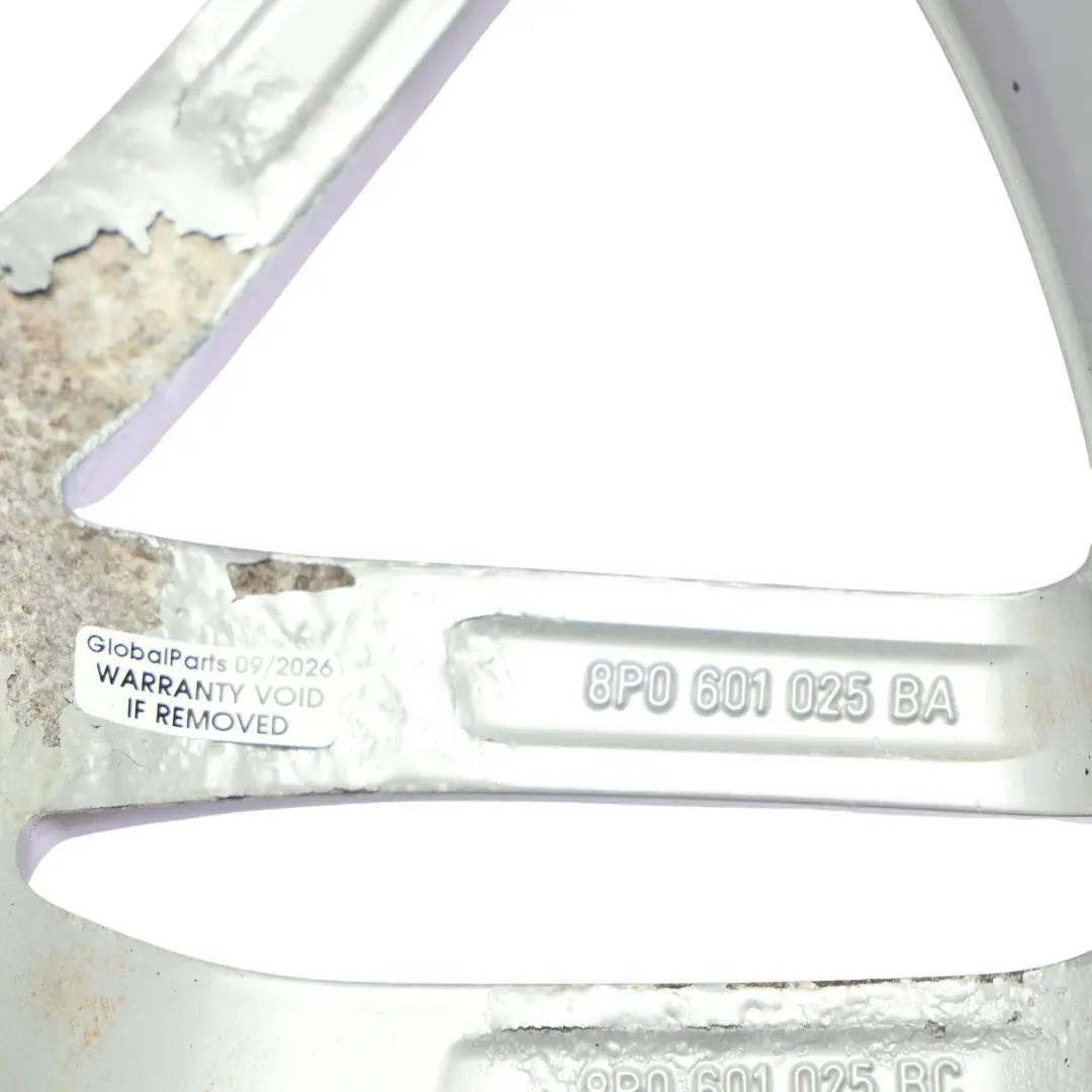 Audi A3 8P Wheel Rim Alloy Silver 18" 7,5J ET:54 - SKU 8P0601025BA-6 - Part number 8P0601025BA