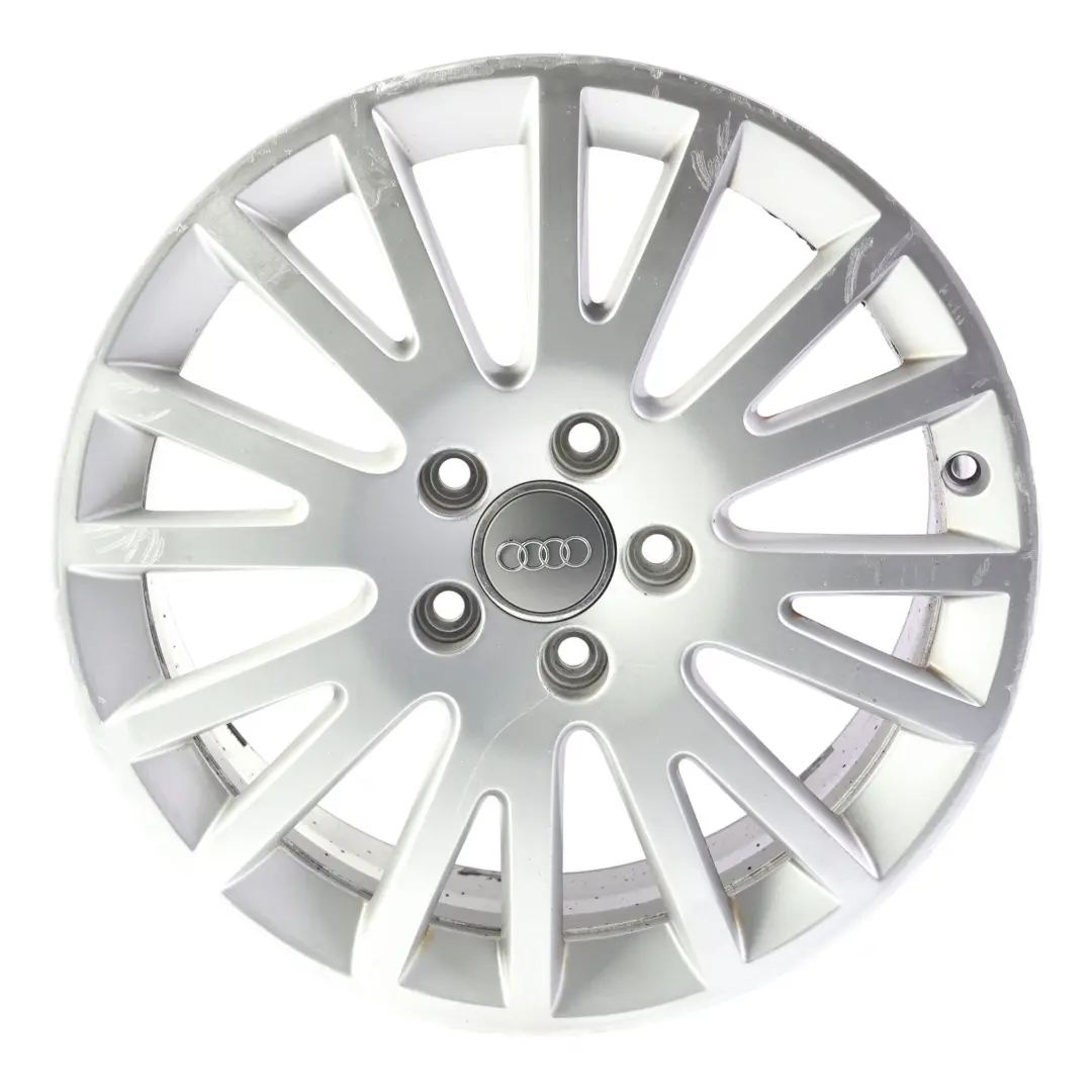 Audi A3 S3 8P Llanta Aleación Plata 17" 7,5J ET:56 Doble Radio - SKU 8P0601025BE-1 - Número de pieza 8P0601025BE