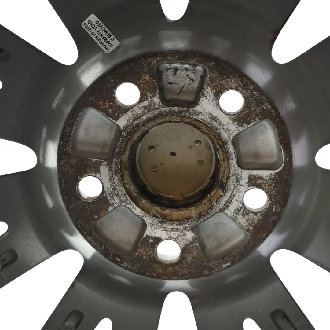 Audi A3 S3 8P Alloy Wheel Rim Silver 17" 7,5J ET:56 Twin Spoke - SKU 8P0601025BE-1 - Part number 8P0601025BE