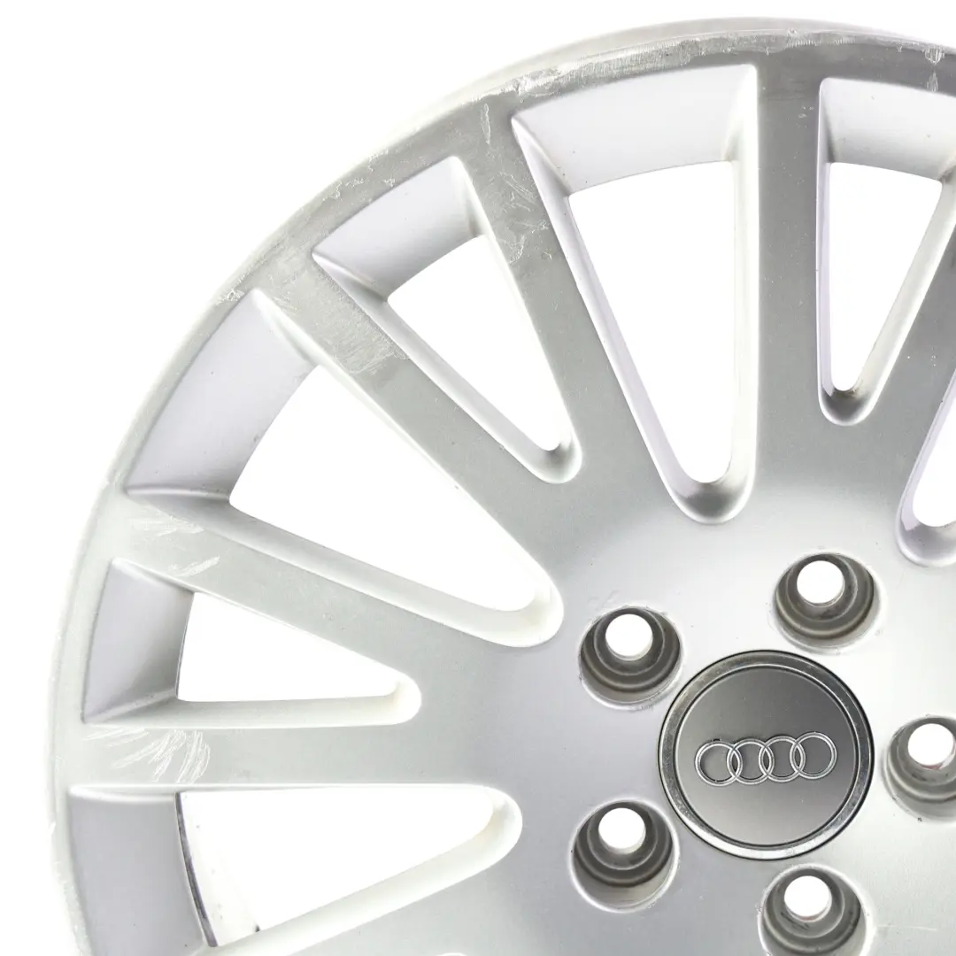 Audi A3 S3 8P Alloy Wheel Rim Silver 17" 7,5J ET:56 Twin Spoke - SKU 8P0601025BE-1 - Part number 8P0601025BE
