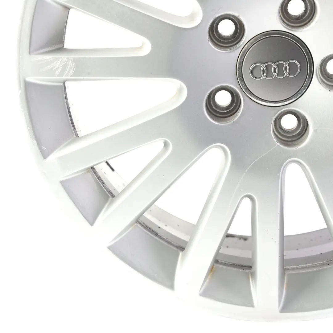 Audi A3 S3 8P Alloy Wheel Rim Silver 17" 7,5J ET:56 Twin Spoke - SKU 8P0601025BE-1 - Part number 8P0601025BE
