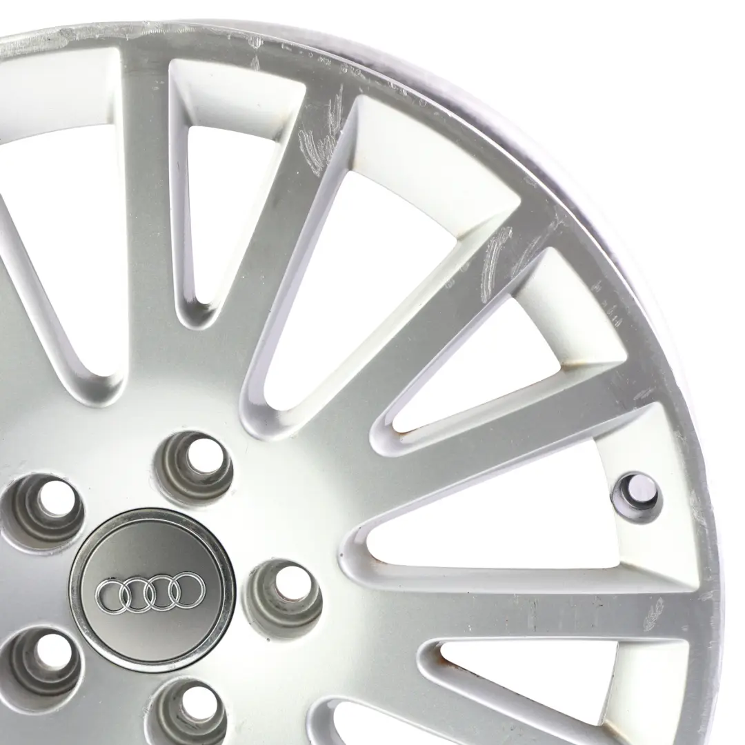 Audi A3 S3 8P Alloy Wheel Rim Silver 17" 7,5J ET:56 Twin Spoke - SKU 8P0601025BE-1 - Part number 8P0601025BE