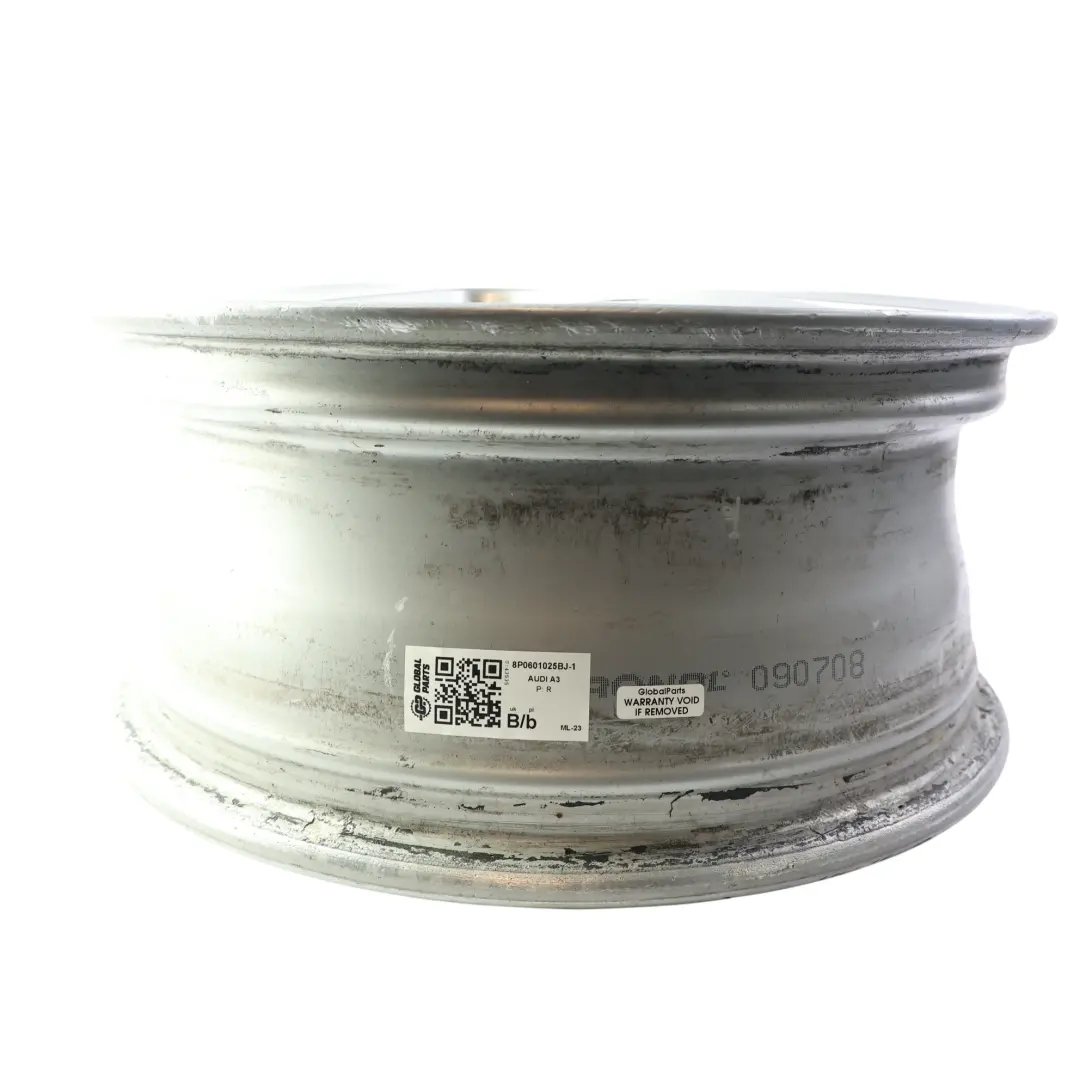 Audi A3 8P Jante Alliage Argent 16" 6,5J ET:50 - SKU 8P0601025BJ-1 - Numéro de pièce 8P0601025BJ