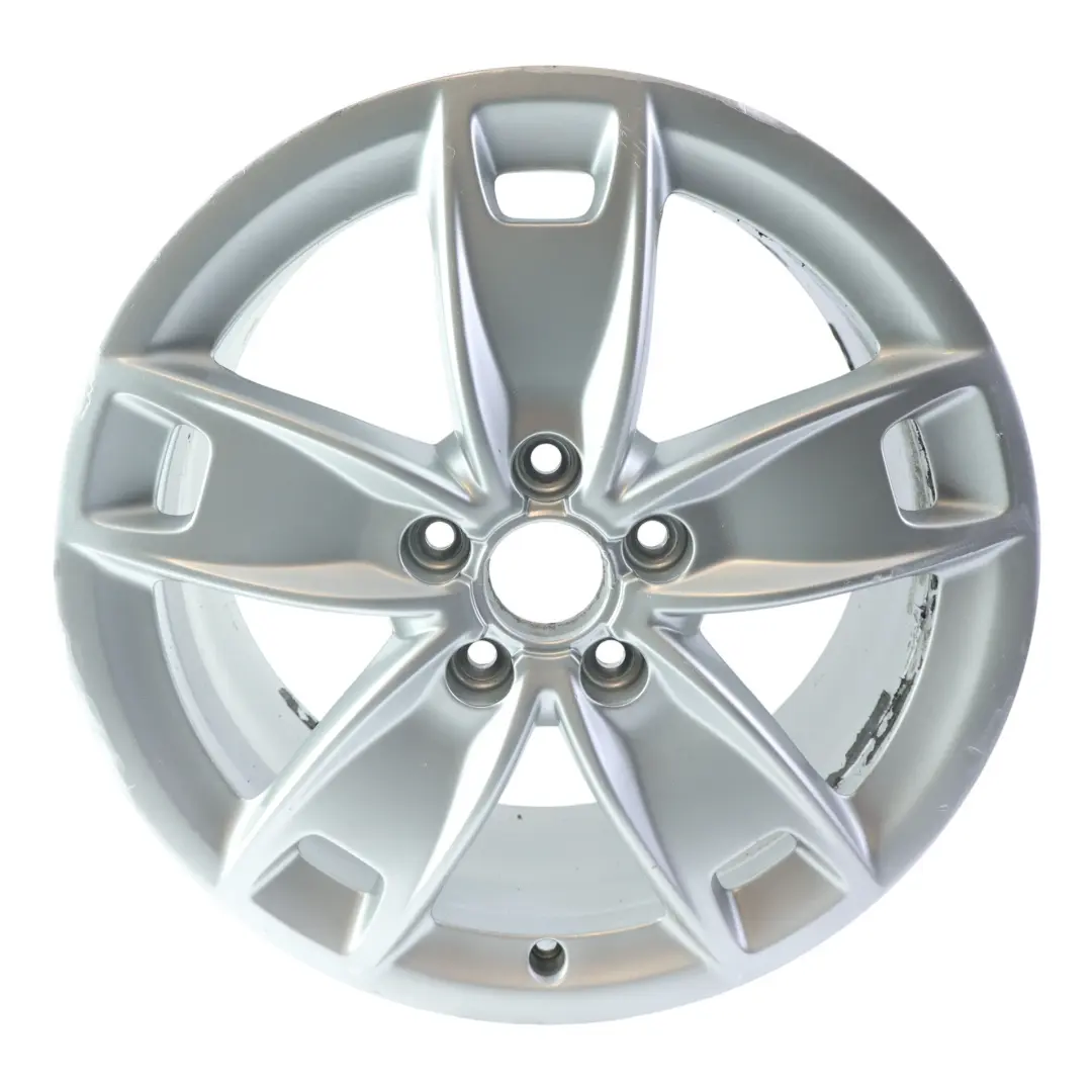 Audi A3 8P Silberne Leichtmetallfelge 17" 7,5J ET:56 Sternspeiche - SKU 8P0601025BL-1 - Teilenummer 8P0601025BL