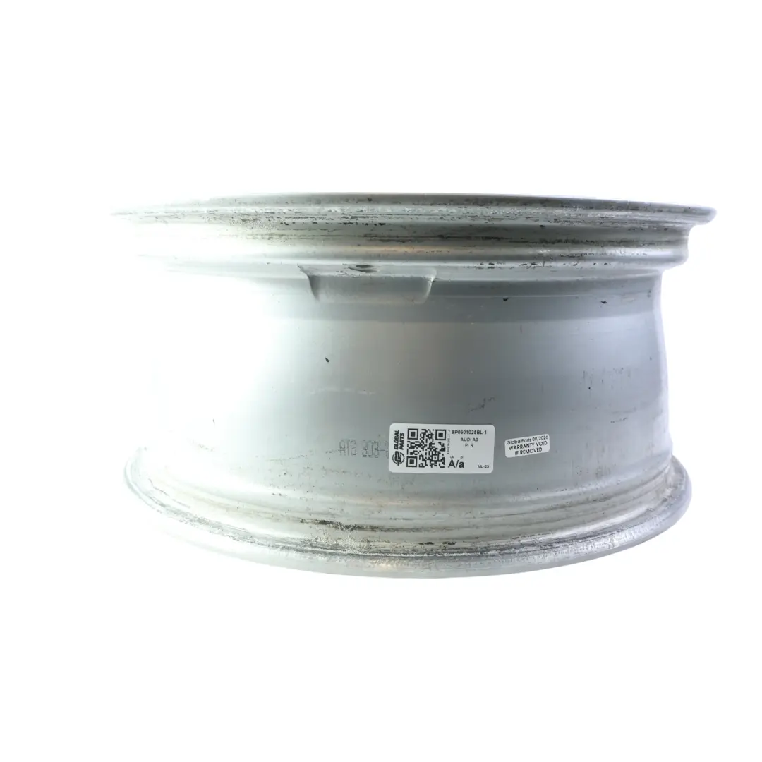 Audi A3 8P Silberne Leichtmetallfelge 17" 7,5J ET:56 Sternspeiche - SKU 8P0601025BL-1 - Teilenummer 8P0601025BL