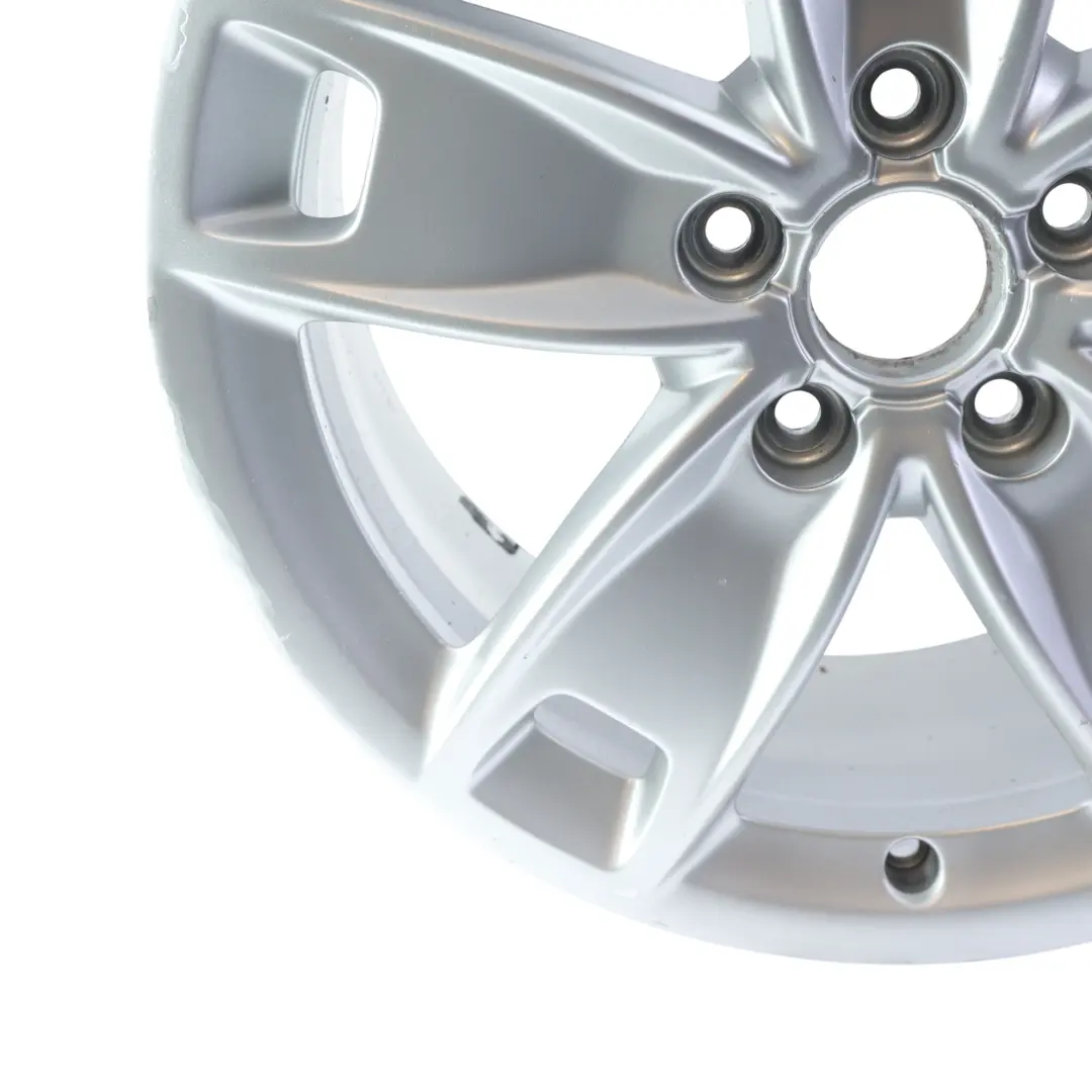 Audi A3 8P Silberne Leichtmetallfelge 17" 7,5J ET:56 Sternspeiche - SKU 8P0601025BL-1 - Teilenummer 8P0601025BL