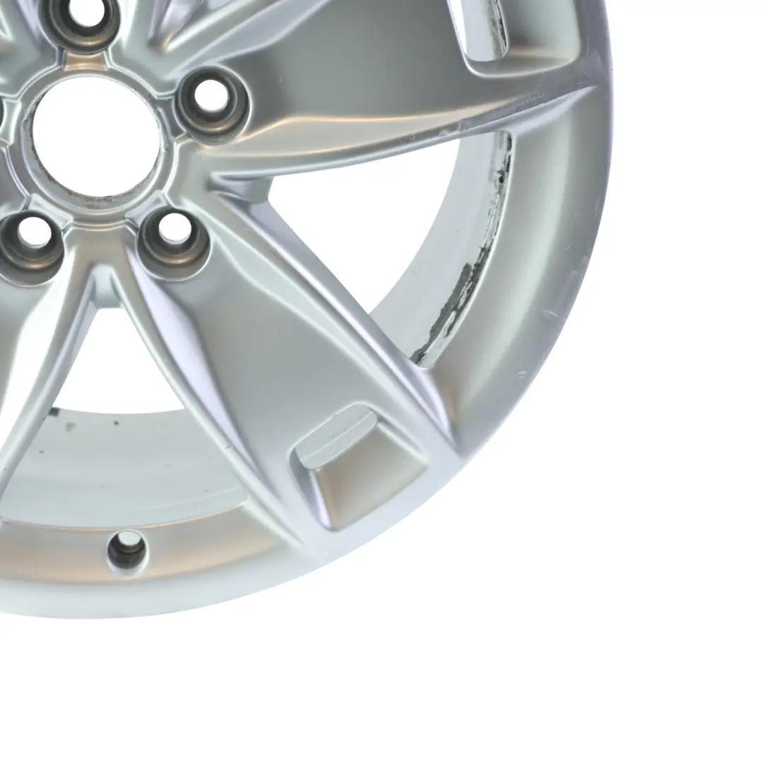 Audi A3 8P Silberne Leichtmetallfelge 17" 7,5J ET:56 Sternspeiche - SKU 8P0601025BL-1 - Teilenummer 8P0601025BL