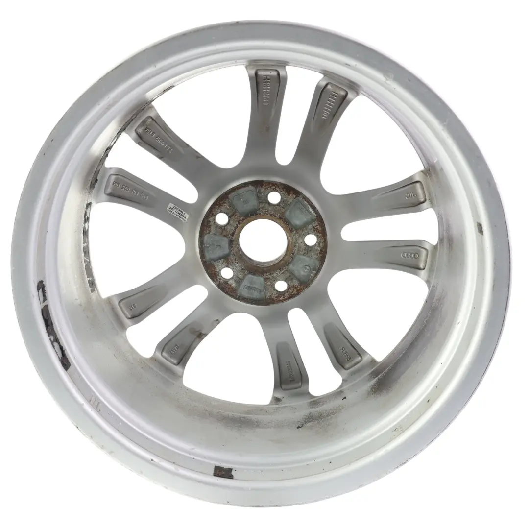 Audi A3 S3 8P Silver Wheel Alloy Rim 18" 7.5J ET:54 - SKU 8P0601025BM-1 - Part number 8P0601025BM
