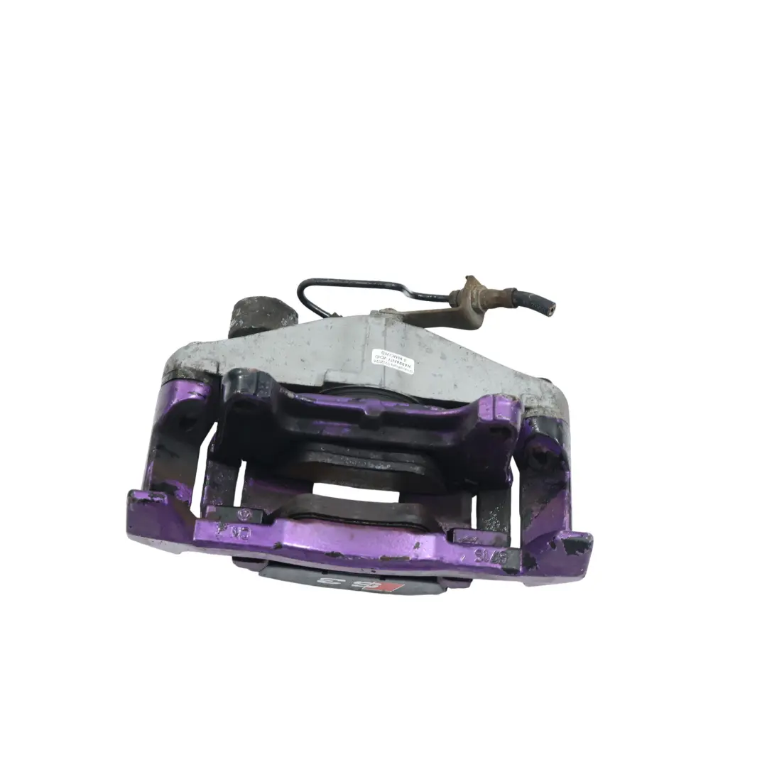 Audi S3 8P Front Brake Caliper Housing Carrier Left N/S Purple - SKU 8P0615123A-4 - Part number 8P0615123A