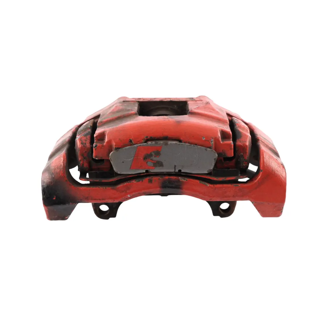 Audi S3 8P Front Brake Caliper Housing Carrier Left N/S Red - SKU 8P0615123A-5 - Part number 8P0615123A