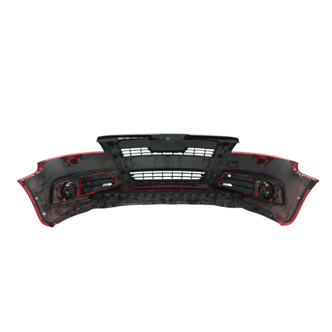 Front Bumper Trim Panel Cover Brilliant Red - Y3J to Audi A3 8P with Part number 8P0807105M Audi A3 8P Front Bumper Trim Panel Cover Brilliant Red - Y3J - SKU 8P0807105M-BRR - Part number 8P0807105M