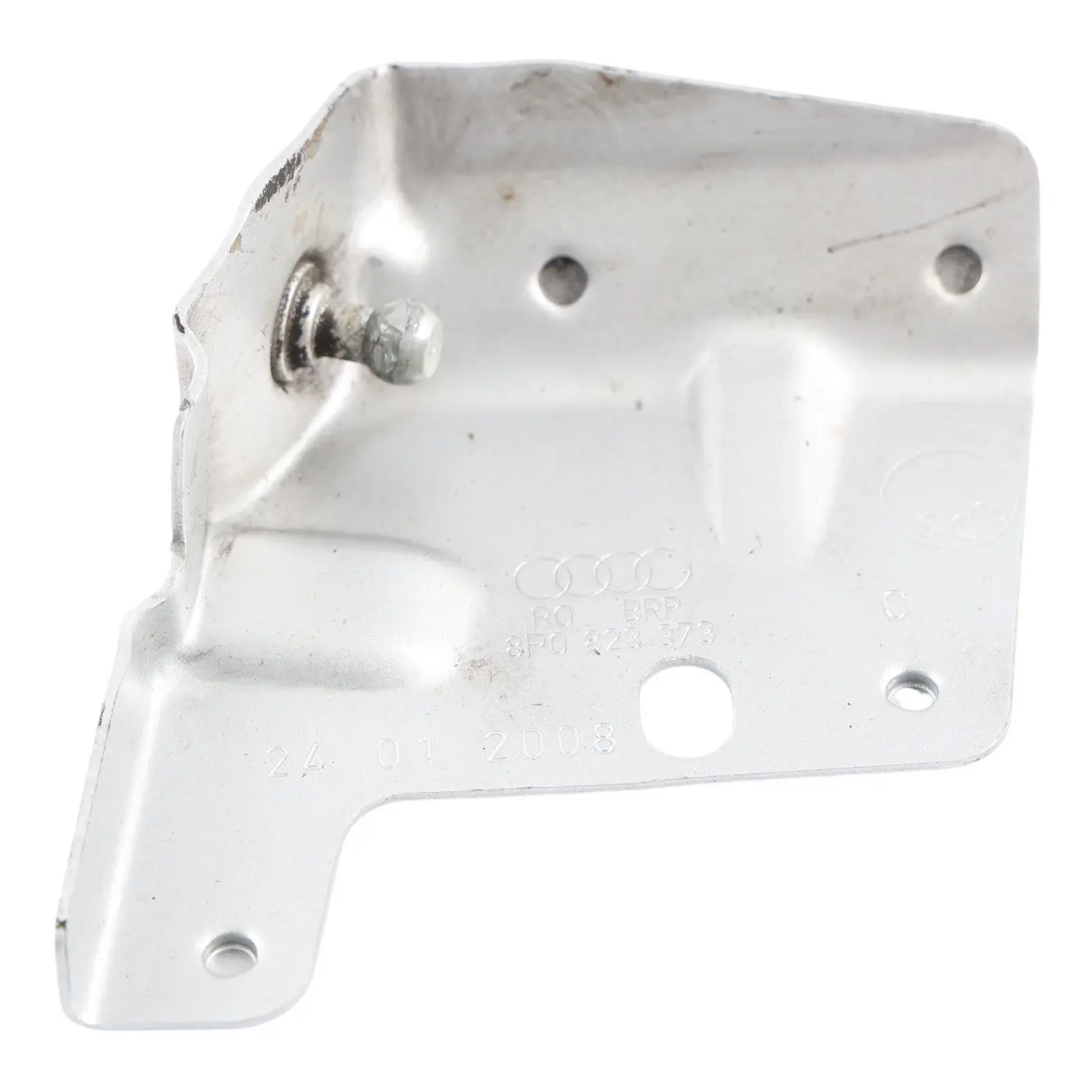 Audi A3 8P Motorhaube Halterung Träger Eissilber Metallic X7W 8P0823373