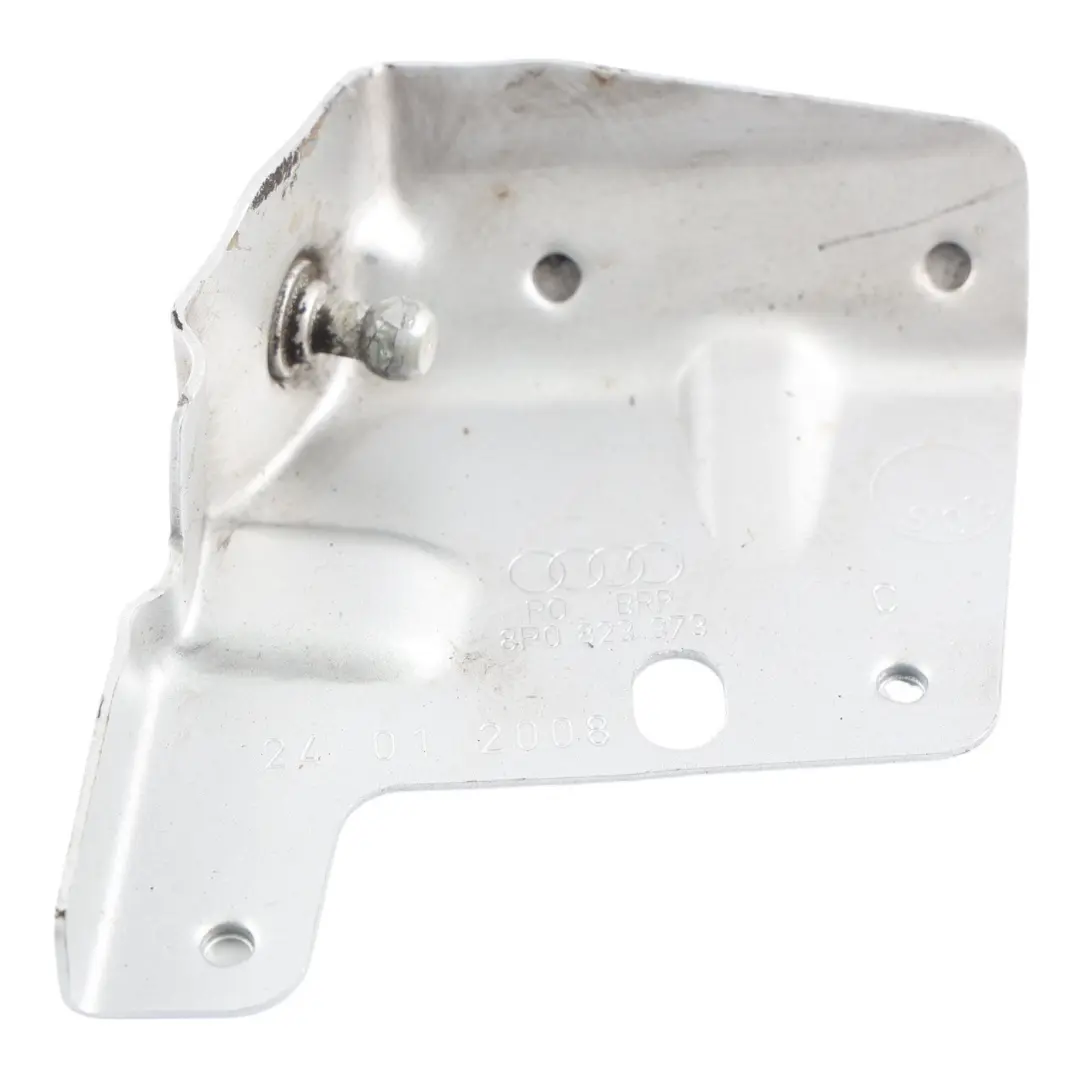 Supporto Staffa Cofano Argento Ghiaccio Metallizzato X7W per Audi A3 8P con numero di parte 8P0823373 Audi A3 8P Supporto Staffa Cofano Argento Ghiaccio Metallizzato X7W - SKU 8P0823373-ICS - Numero di parte 8P0823373