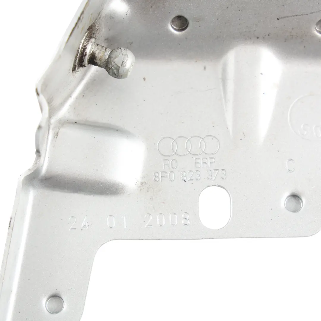 Audi A3 8P Motorhaube Halterung Träger Eissilber Metallic X7W - SKU 8P0823373-ICS - Teilenummer 8P0823373