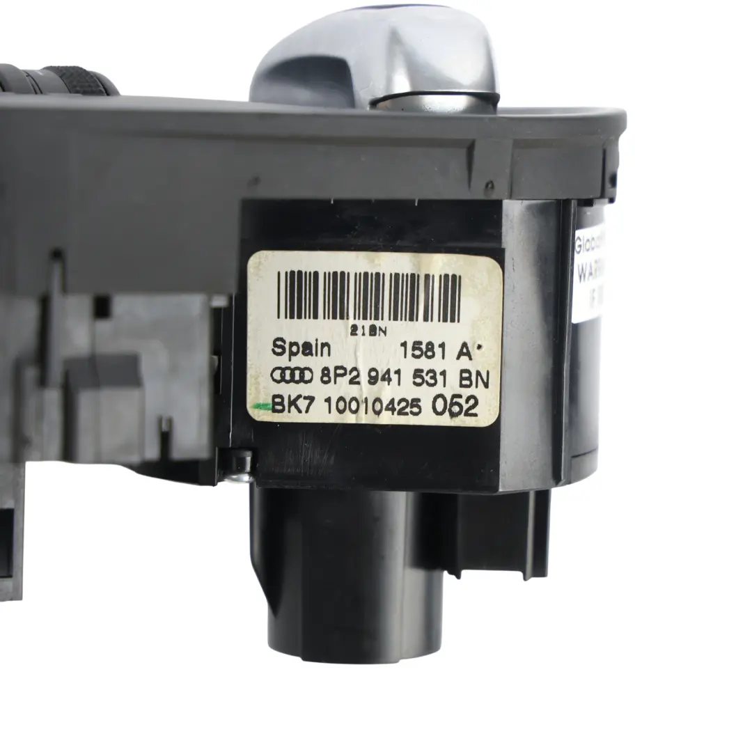 Audi A3 8P Headlight DRL Fog Light Control Switch Panel - SKU RHD-8P2941531BN - Part number 8P2941531BN