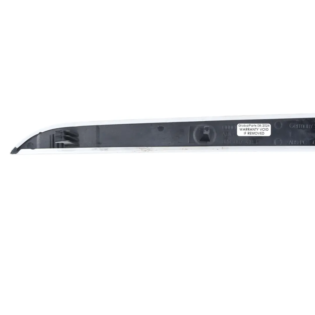 Door Panel Cover Trim Left N/S Silver to Audi A3 8P Rear with Part number 8P3867419E Audi A3 8P Rear Door Panel Cover Trim Left N/S Silver - SKU 8P3867419E - Part number 8P3867419E