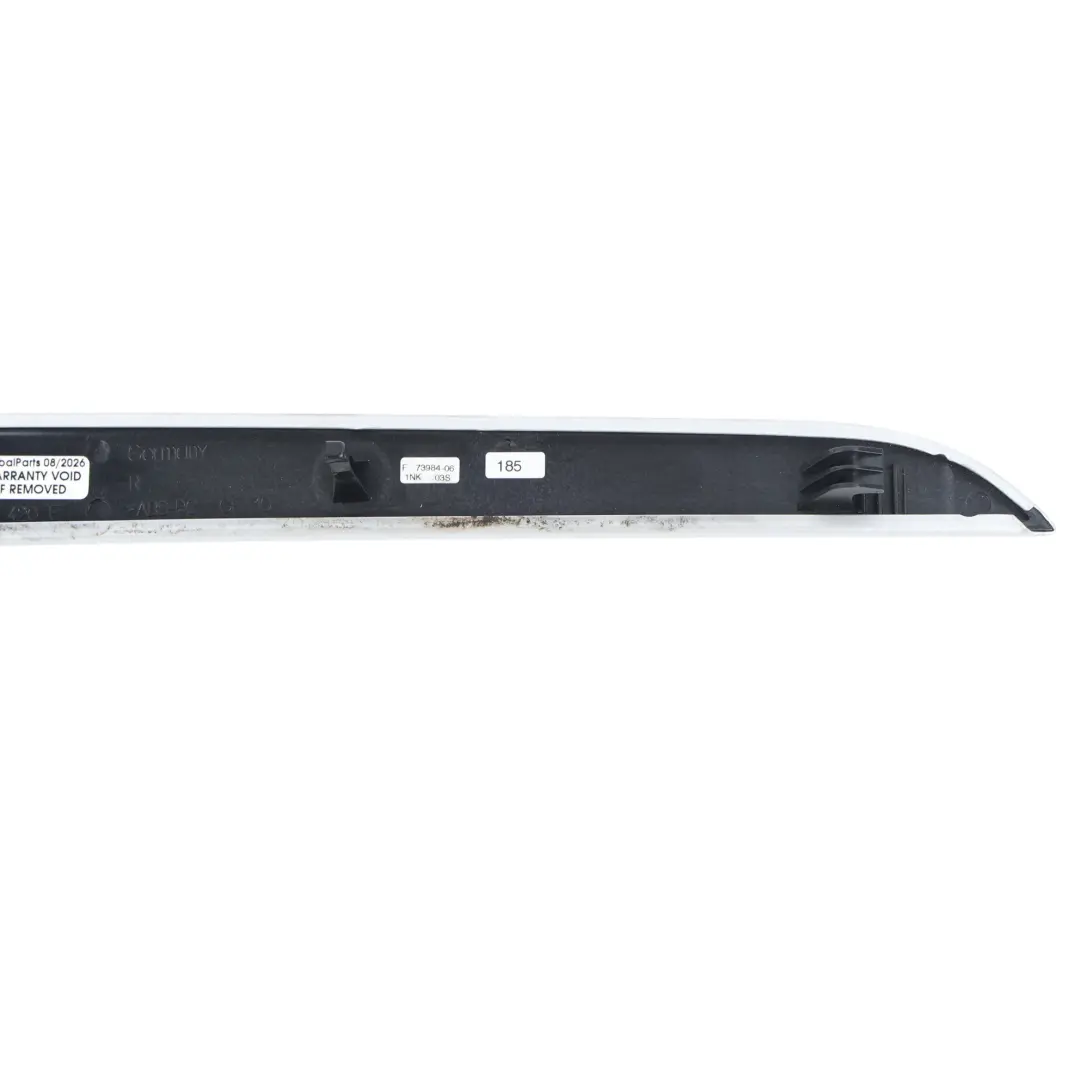 Audi A3 8P Rear Door Panel Cover Trim Right O/S Silver - SKU 8P3867420E - Part number 8P3867420E
