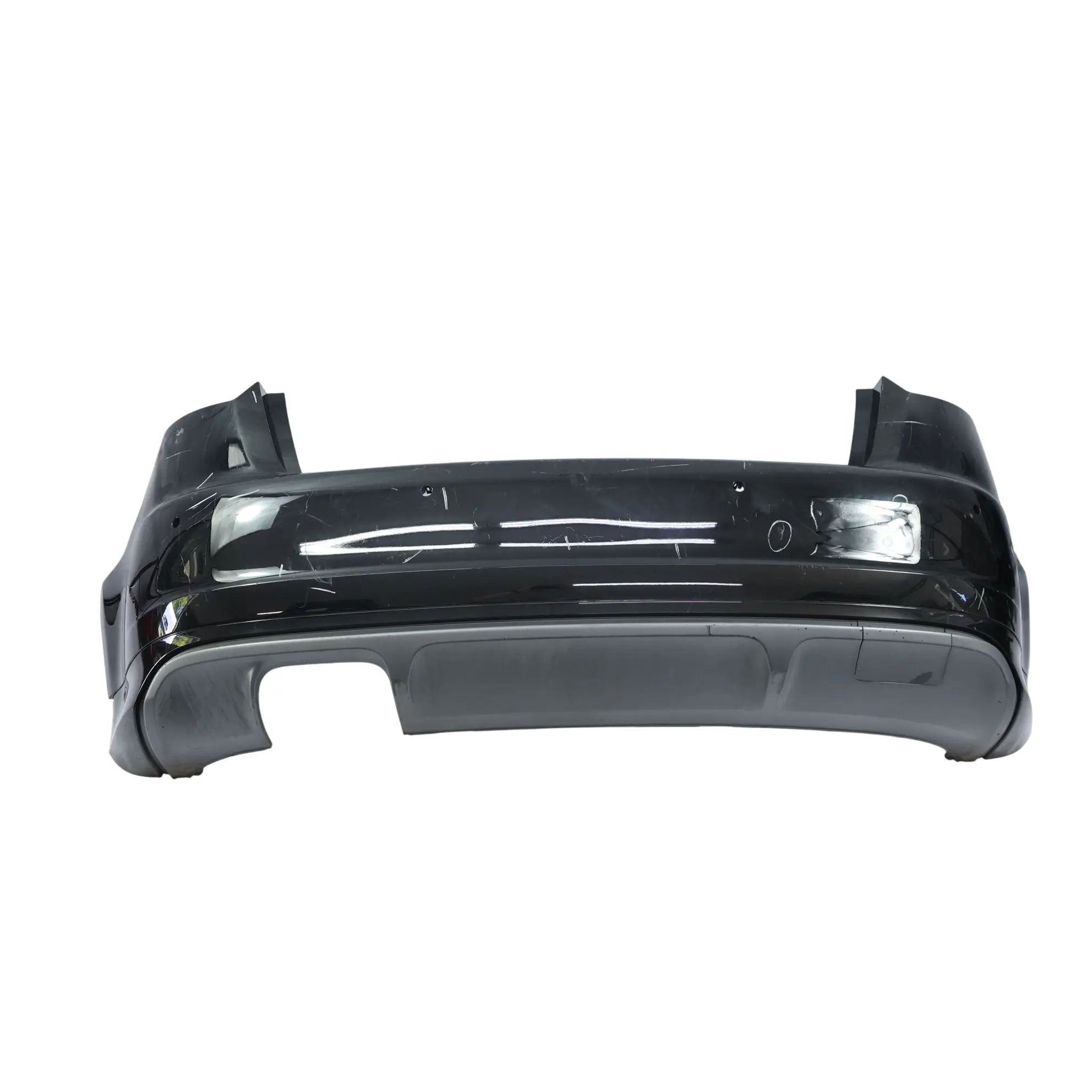 Audi A3 S3 8P Rear Bumper Trim Panel Covering Brilliant Black Metallic - Y9B