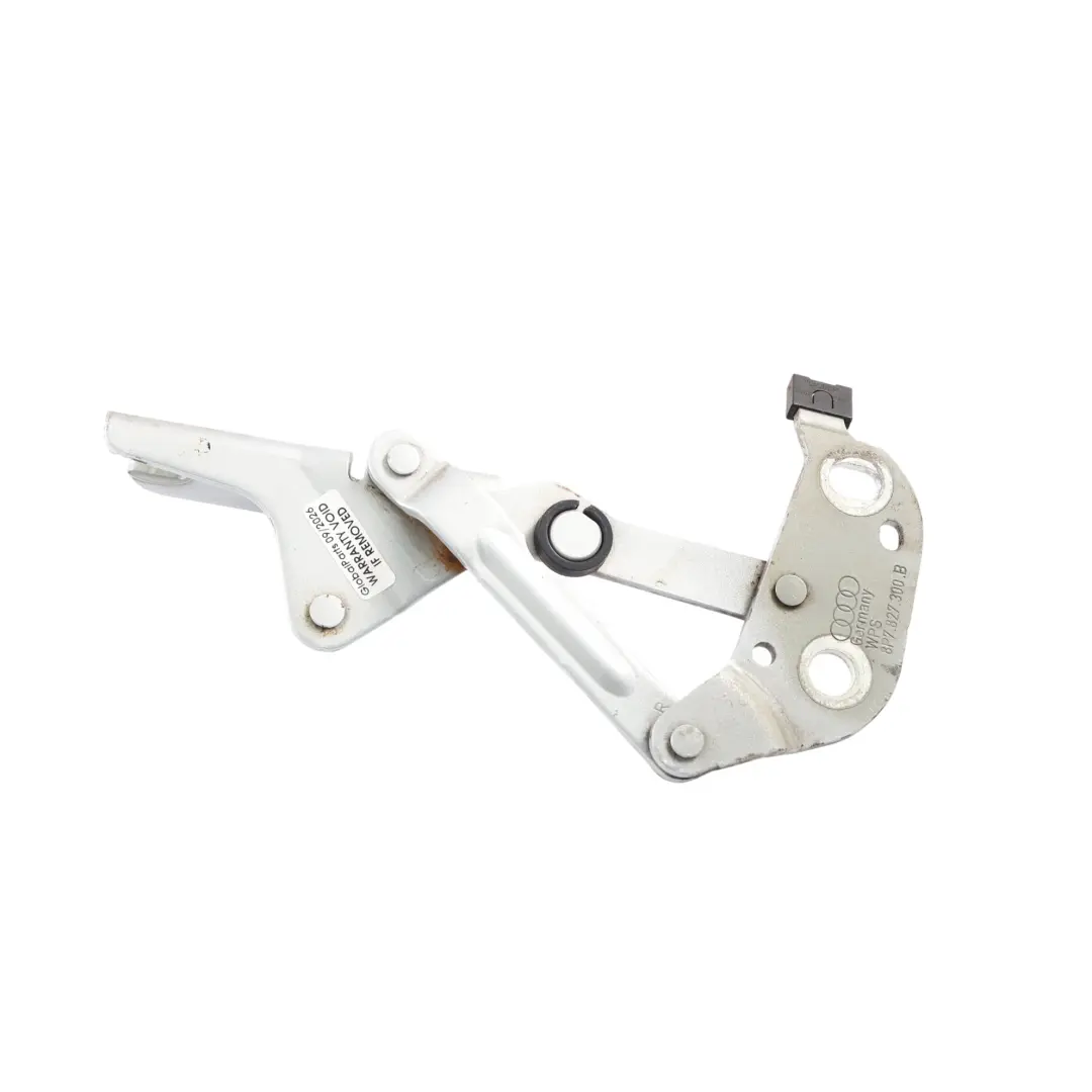 Boot Tail Hinge Rear Right O/S Ice Silver X7W to Audi A3 8P Convertible with Part number 8P7827300B Audi A3 8P Convertible Boot Tail Hinge Rear Right O/S Ice Silver X7W - SKU 8P7827300B-ICS - Part number 8P7827300B