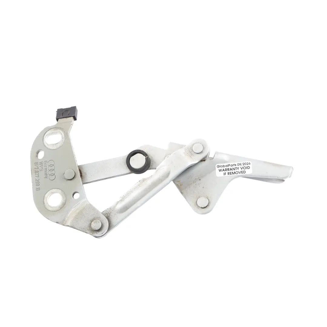 Audi A3 8P Convertible Boot Tail Hinge Rear Left N/S Ice Silver - X7W - SKU 8P7827299B-ICS - Part number 8P7827299B