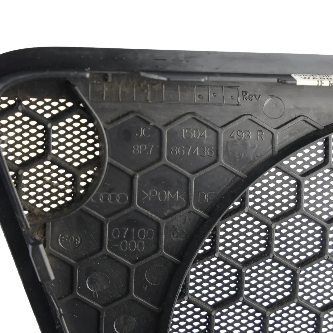 Door Speaker Cover Grille Panel Right O/S to Audi A3 8P Rear with Part number 8P7867436 Audi A3 8P Rear Door Speaker Cover Grille Panel Right O/S - SKU 8P7867436 - Part number 8P7867436