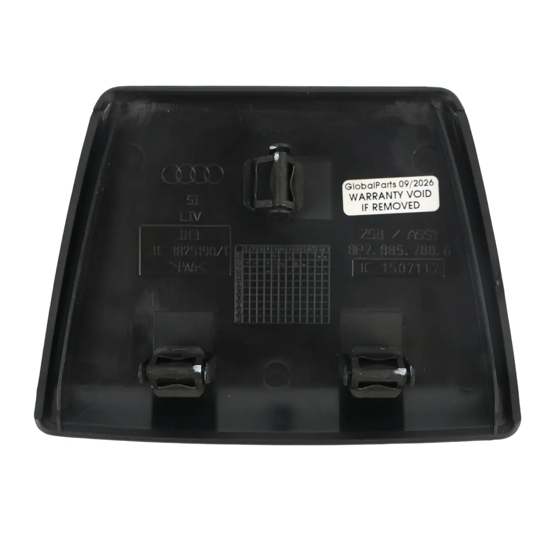 Audi A3 8P Rear Seat Headrest Left Right N/O/S Cover Panel Trim - SKU 8P7885788G - Part number 8P7885788G