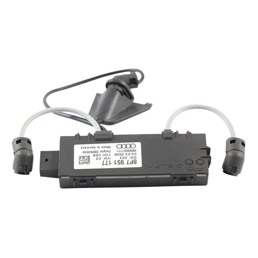 8F Cabrio Czujnik Moduł Sterownik Alarmu do Audi A3 8P A5 o numerze 8P7951177 Audi A3 8P A5 8F Cabrio Czujnik Moduł Sterownik Alarmu - SKU 8P7951177-1 - Numer Części 8P7951177