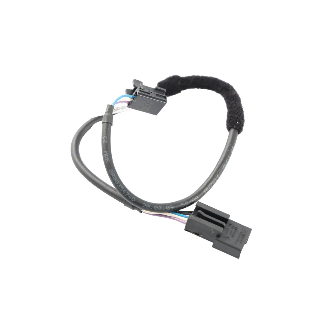 Audi Q5 8R Interfaz AUX Conector Cable Adaptador - SKU 8R0035474D - Número de pieza 8R0035474D