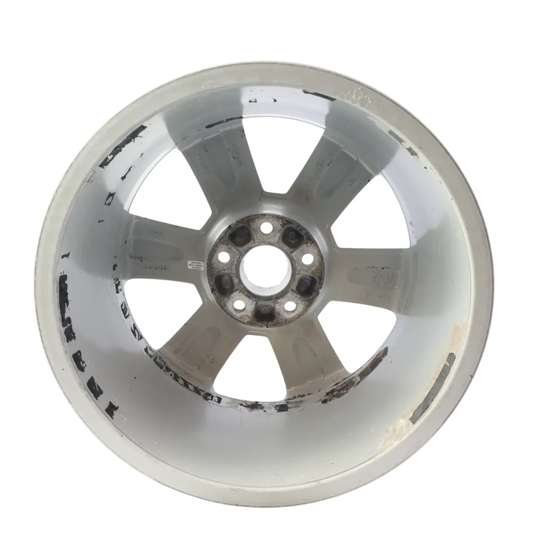 Audi Q5 8R Silver Alloy Wheel Rim 17" 8J ET:39 6 Spoke - SKU 8R0601025-1 - Part number 8R0601025