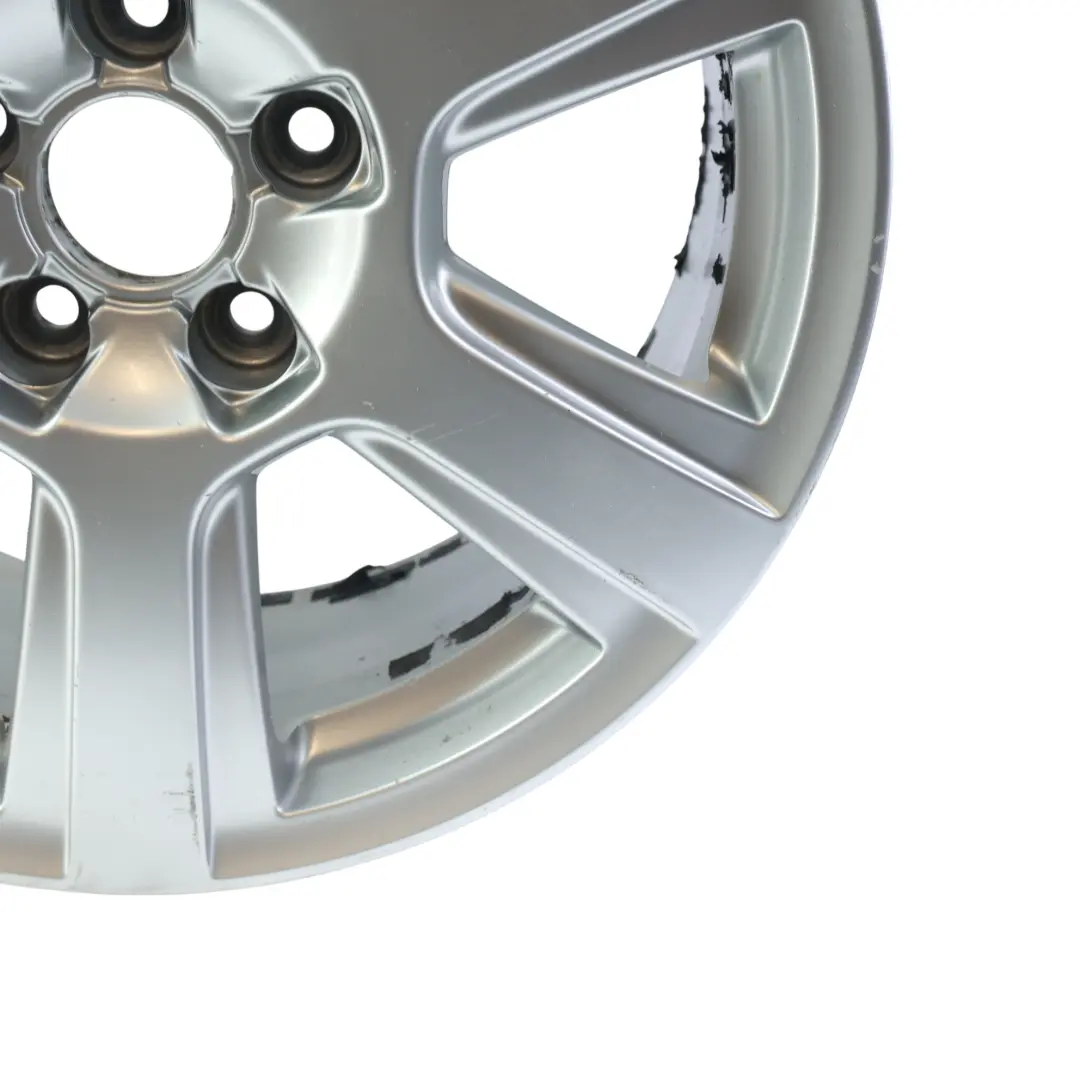 Rim Alloy Silver 17" 8J ET:39 6 Spoke to Audi Q5 8R Wheel with Part number 8R0601025 Audi Q5 8R Wheel Rim Alloy Silver 17" 8J ET:39 6 Spoke - SKU 8R0601025-3 - Part number 8R0601025