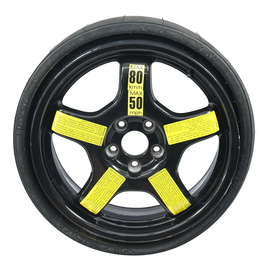 Audi A4 B8 Q5 8R Koło Zapasowe Dojazdowe 18" Vredestein 195/75 - SKU 8R0601025H - Numer Części 8R0601025H