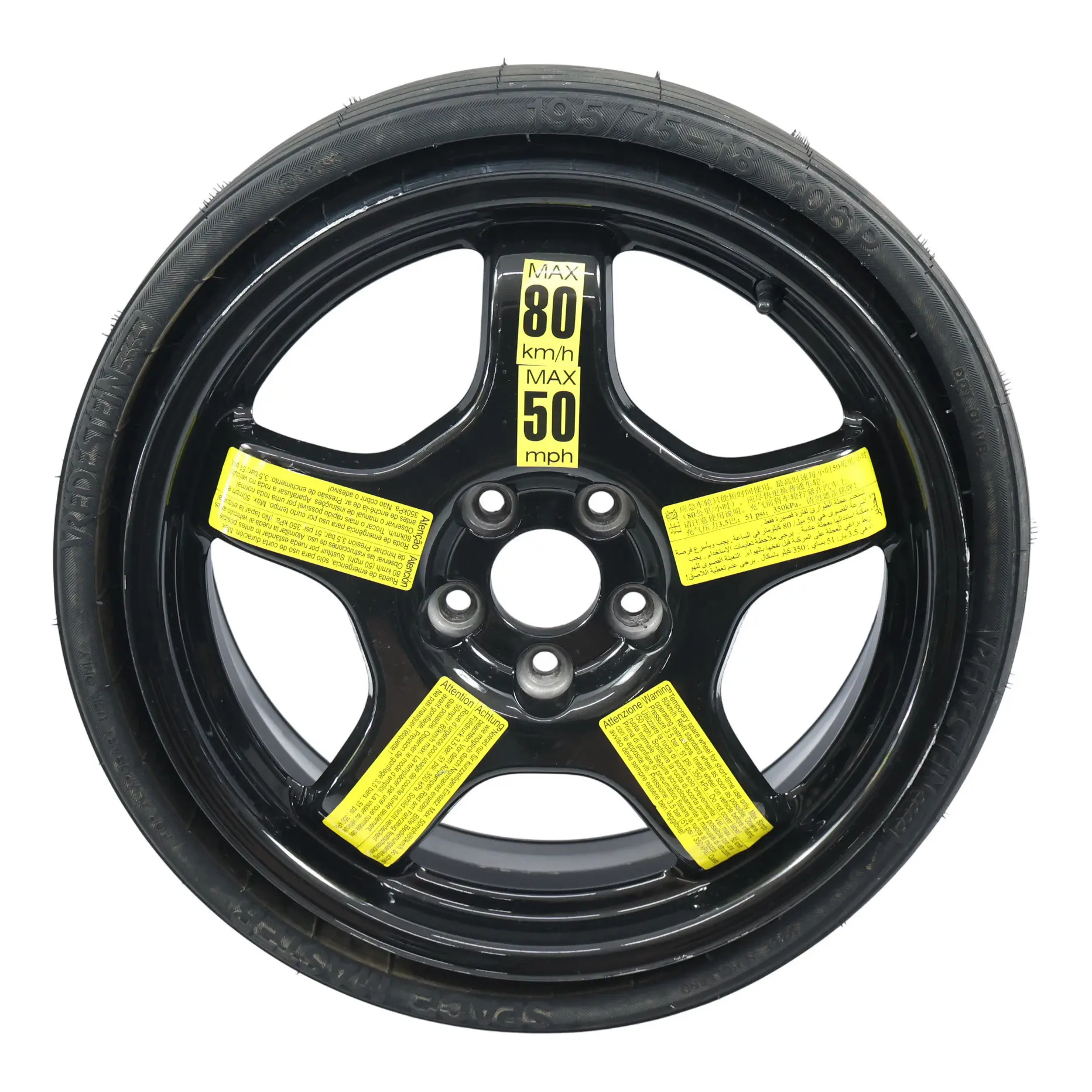 Audi A4 B8 Q5 8R Ruota di Scorta Cerchio Lega 18" Vredestein 8R0601025H