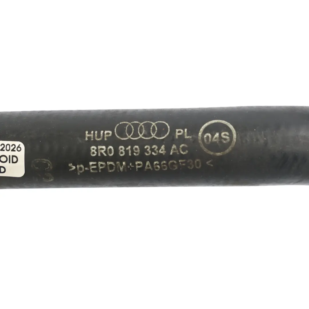 Przewód Wody Chłodnicy 2.0 TFSI do Porsche Macan 95B Audi Q5 8R o numerze 8R0819334AC Porsche Macan 95B Audi Q5 8R Przewód Wody Chłodnicy 2.0 TFSI - SKU 8R0819334AC - Numer Części 8R0819334AC