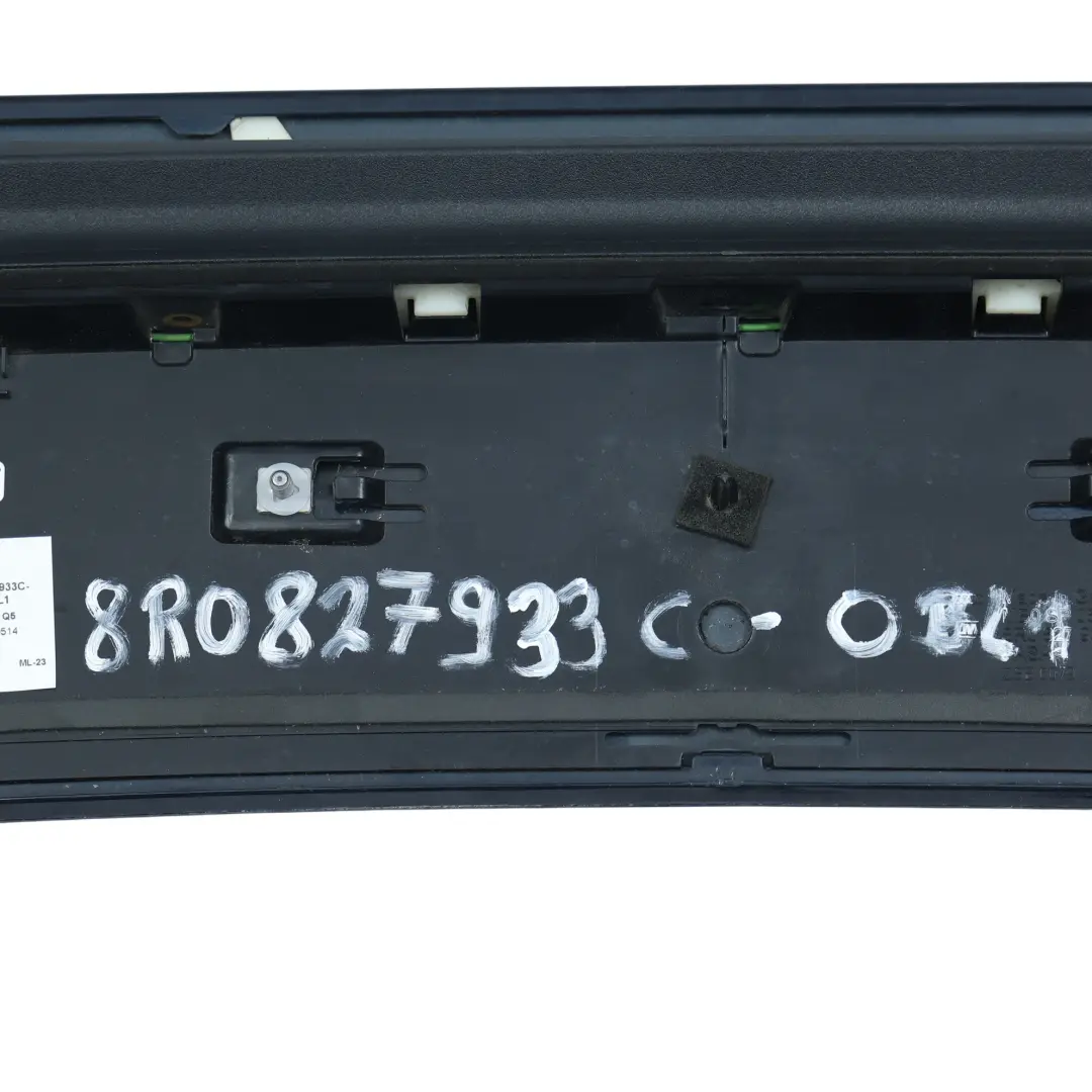 Spoiler Tailgate Trunk Trim Panel Ocean Blue - Z5A to Audi Q5 8R Rear with Part number 8R0827933C Audi Q5 8R Rear Spoiler Tailgate Trunk Trim Panel Ocean Blue - Z5A - SKU 8R0827933C-OBL1 - Part number 8R0827933C