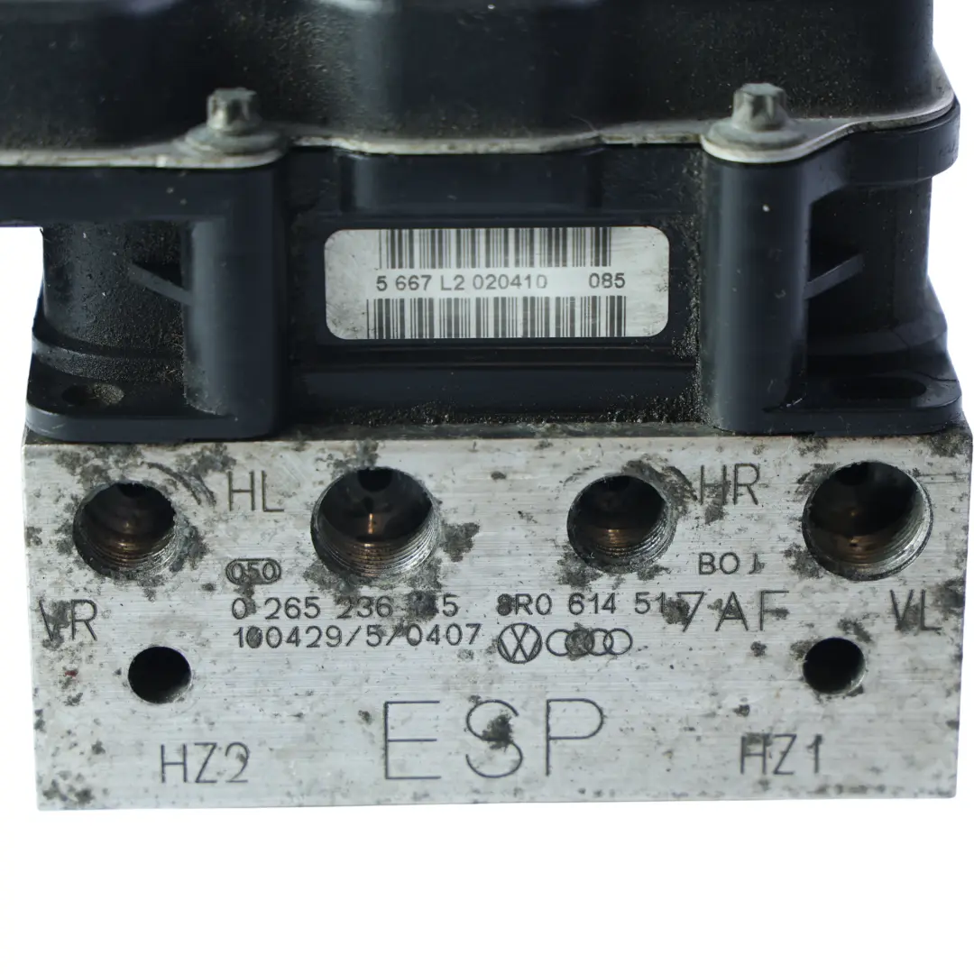 Audi Q5 8R Módulo Unidad de Control ABS Bomba de Frenado 8R0614517AF - SKU 8R0907379L - Número de pieza 8R0907379L