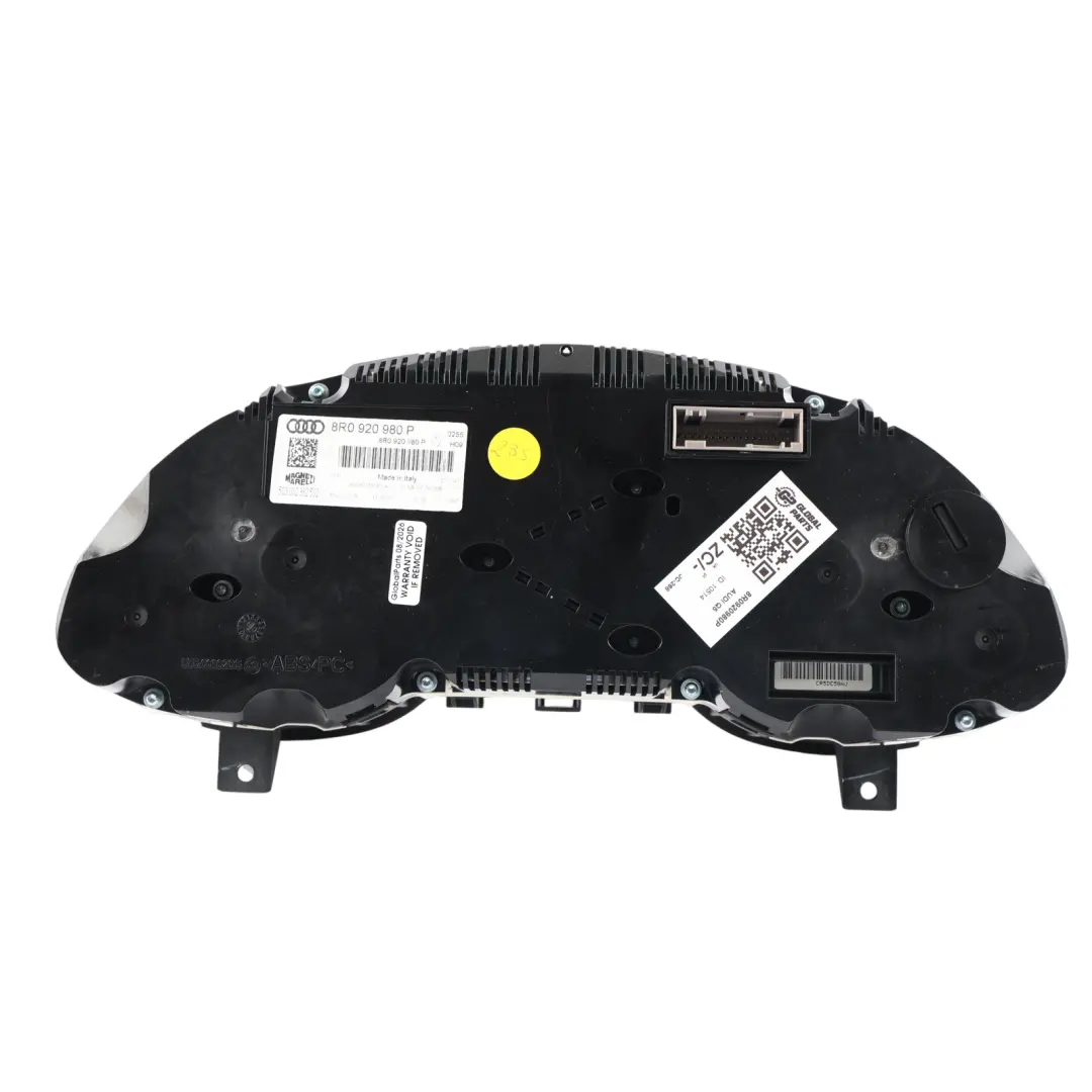 Audi Q5 8R Diesel Instrument Cluster Speedo Meter Clocks Automatic 8R0920980R - SKU 8R0920980P - Part number 8R0920980P