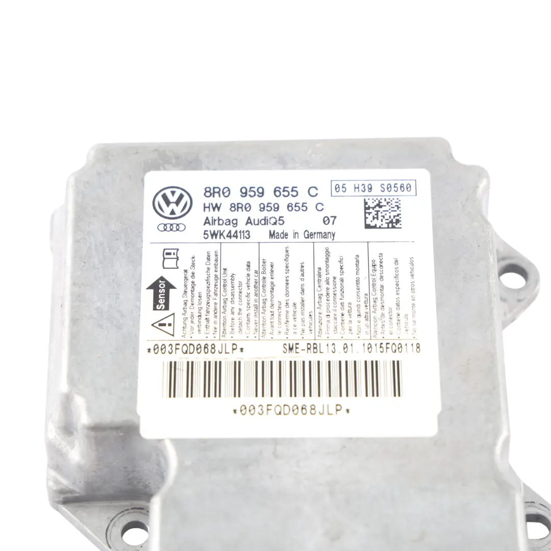 Audi Q5 8R Módulo Control Unidad ECU 2.0 TDI Diésel AQ5 CAHA - SKU 8R0959655C - Número de pieza 8R0959655C