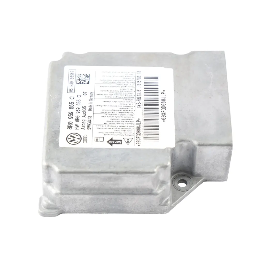 Moduł Sterownik Airbag 2.0 TDI AQ5 CAHA do Audi Q5 8R o numerze 8R0959655C Audi Q5 8R Moduł Sterownik Airbag 2.0 TDI AQ5 CAHA - SKU 8R0959655C - Numer Części 8R0959655C
