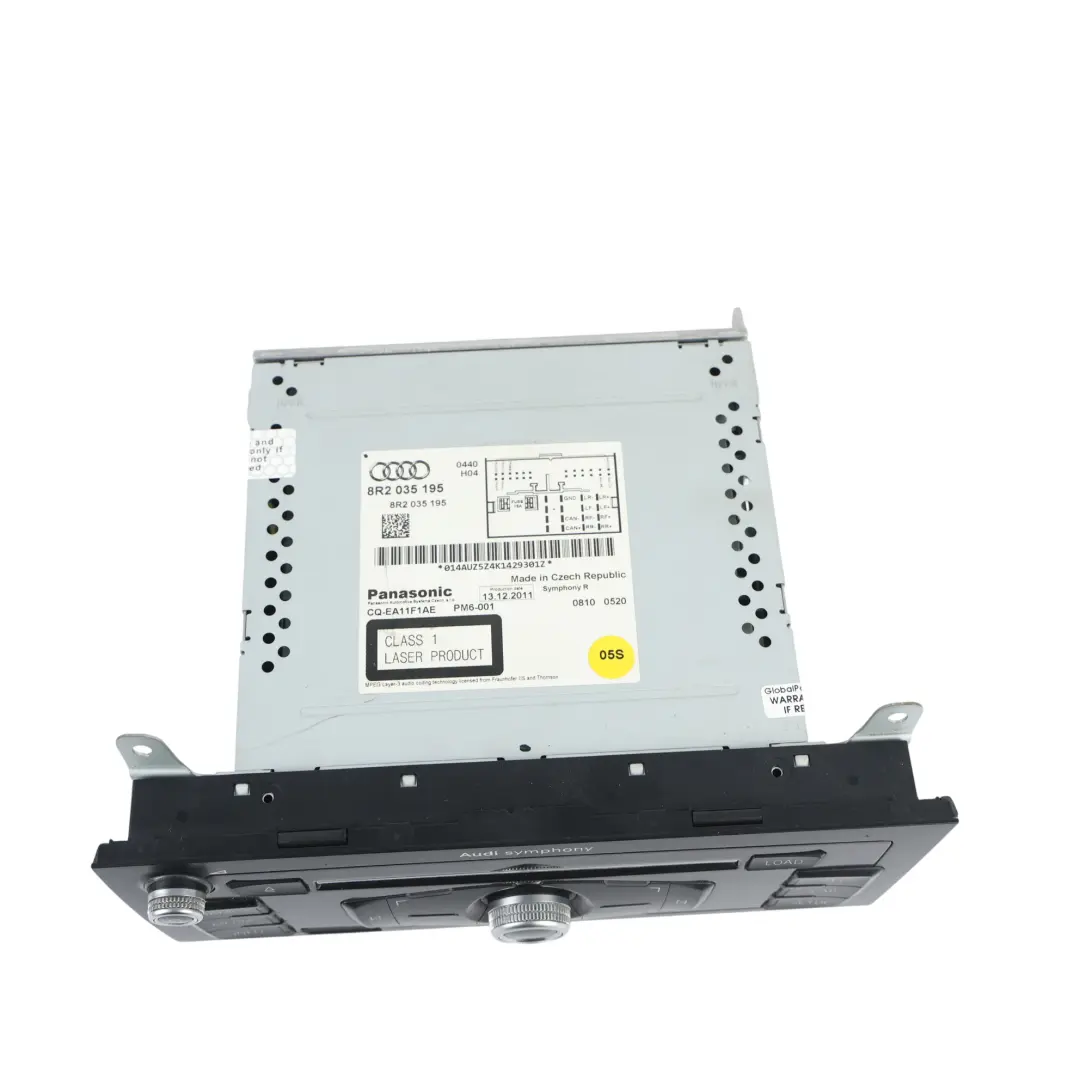 Radio CD Player Head Unit Control Panel Switch to Audi A5 8T with Part number 8R2035195 Audi A5 8T Radio CD Player Head Unit Control Panel Switch - SKU 8R2035195 - Part number 8R2035195
