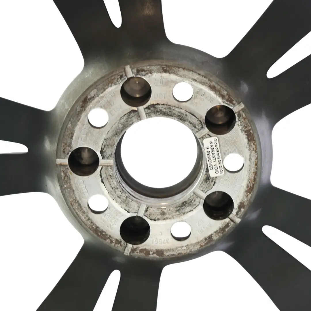 8S Alloy Wheel Rim 19" 9J ET:52 Star Double Spoke to Audi TT FV with Part number 8S0601025H Audi TT FV 8S Alloy Wheel Rim 19" 9J ET:52 Star Double Spoke - SKU 8S0601025H-4 - Part number 8S0601025H