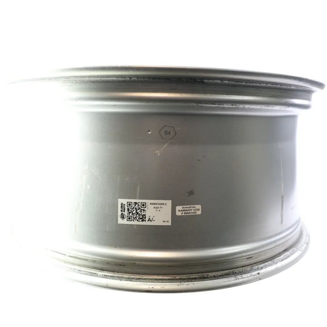 Audi TT 8S Silver Wheel Alloy Rim 20" 9J ET:52 Multi Spoke - SKU 8S0601025S-2 - Part number 8S0601025S