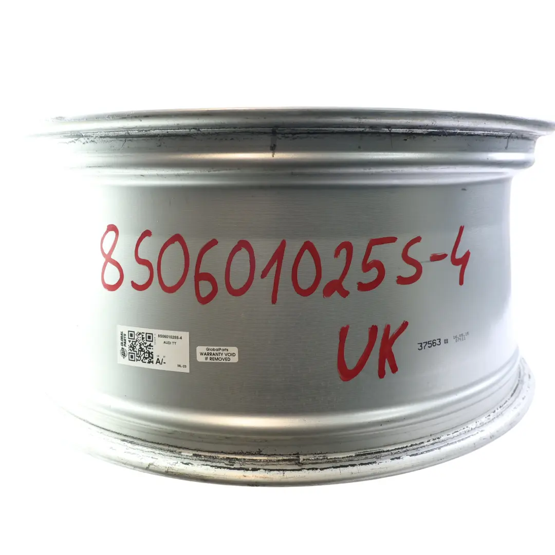 Audi TT 8S Silver Wheel Alloy Rim 20" 9J ET:52 Multi Spoke - SKU 8S0601025S-4 - Part number 8S0601025S