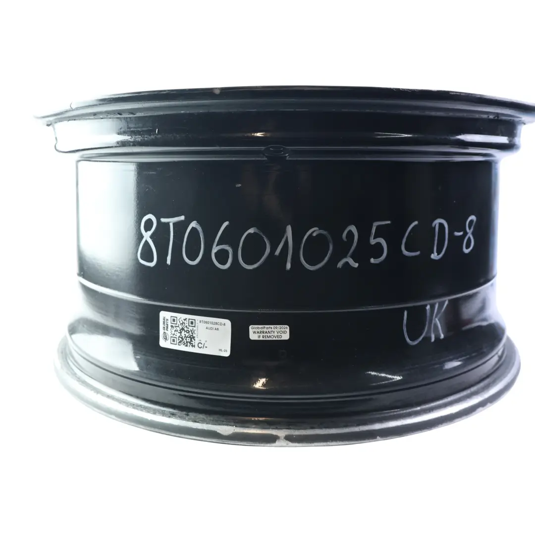 Alloy Wheel Rim Black 19" 9J ET:33 Rotor Spoke to Audi A5 8T with Part number 8T0601025CD Audi A5 8T Alloy Wheel Rim Black 19" 9J ET:33 Rotor Spoke - SKU 8T0601025CD-8 - Part number 8T0601025CD