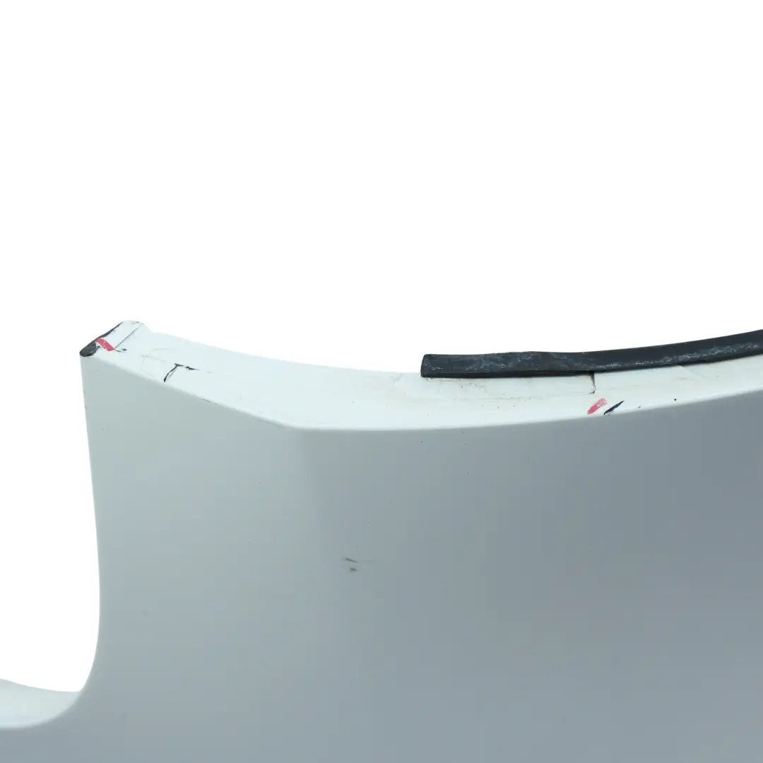 Audi A5 8T Rear Bumper Trim Panel Covering Ibis White - Y9C - SKU 8T0807067D-IWH - Part number 8T0807067D